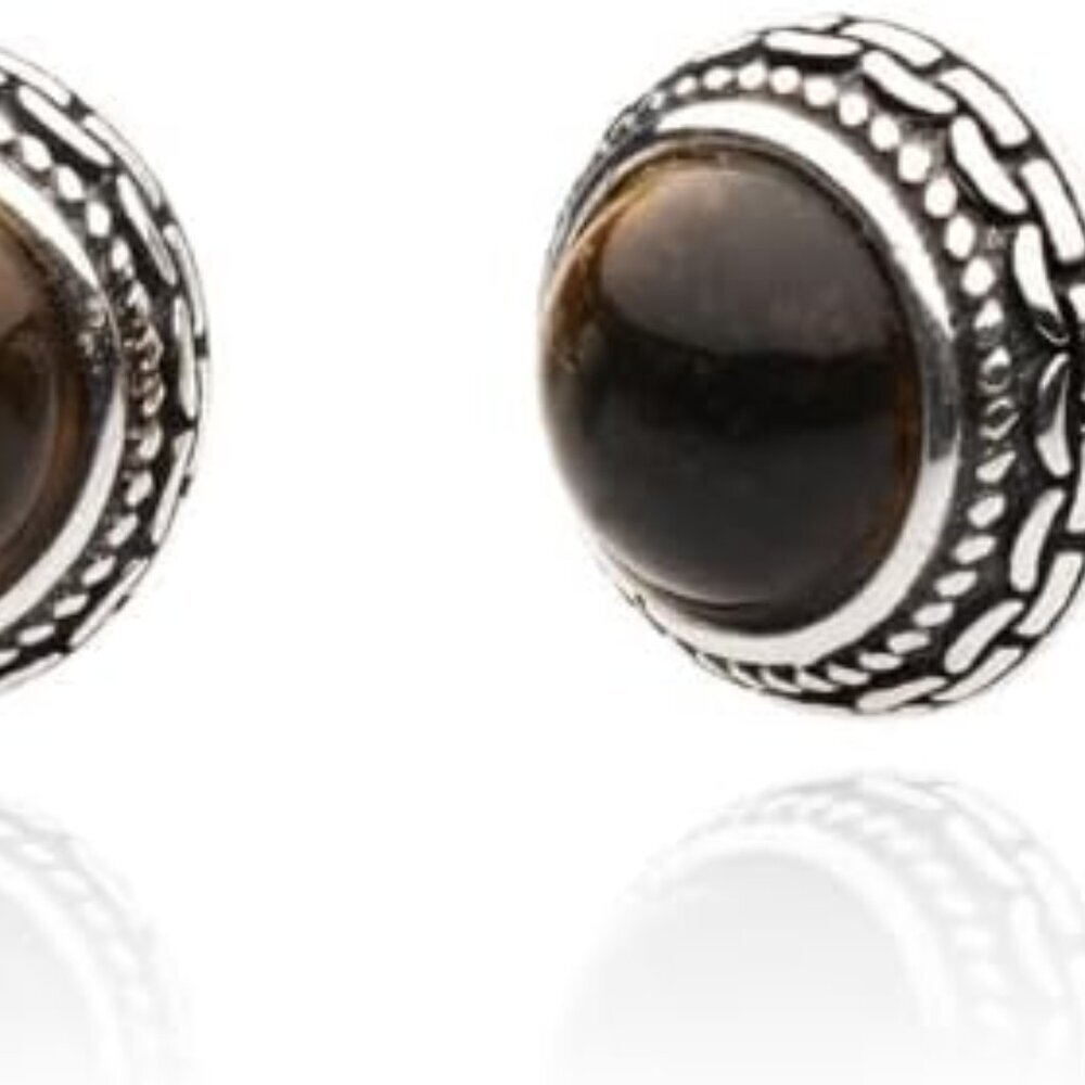 Real Crystal Birthstone Sterling Silver Stud Earrings Jewelry for Women Fashion